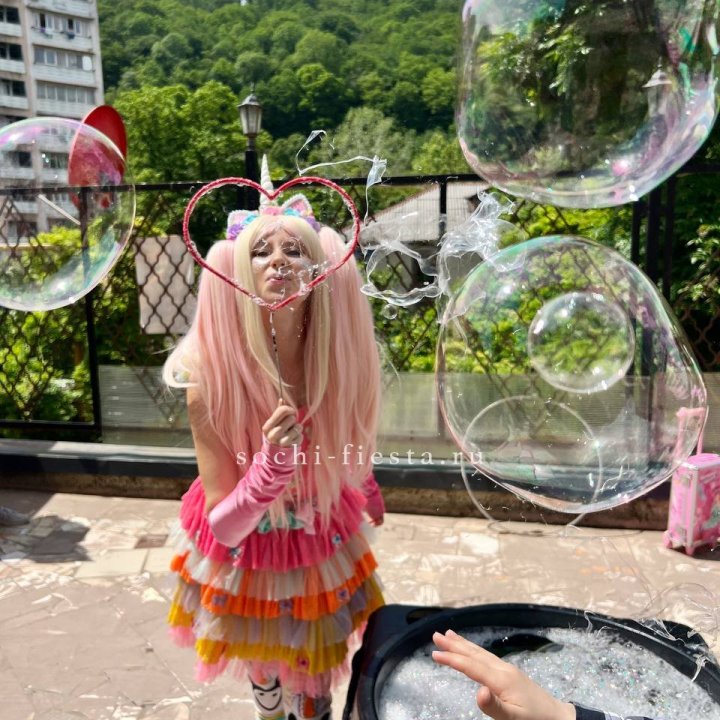 Шоу мыльных пузырей в Челябинске