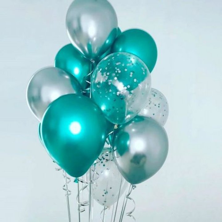 Фонтан шаров "Изумрудный" в Челябинске