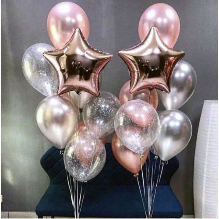 Фонтаны шаров "Дубль старт" в Челябинске