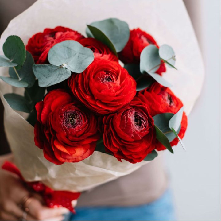 Букет ранункулюсов  в Челябинске