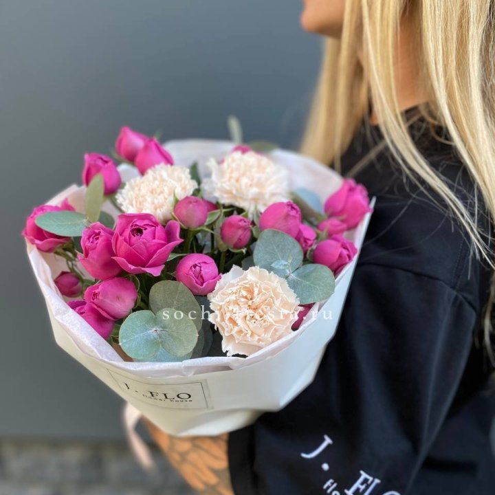 Букет с мисти бабблс №2 в Челябинске