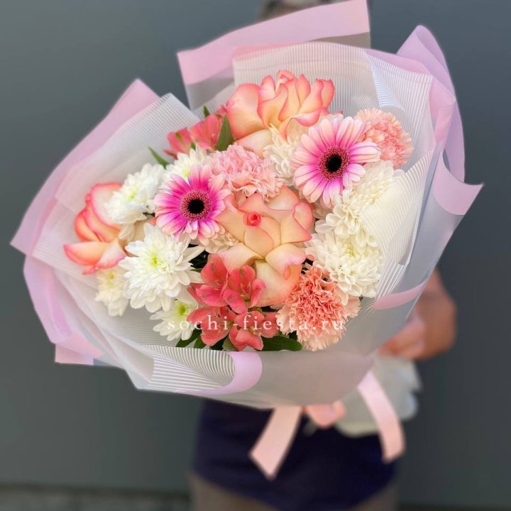 Яркий букет "Спринг" в Челябинске