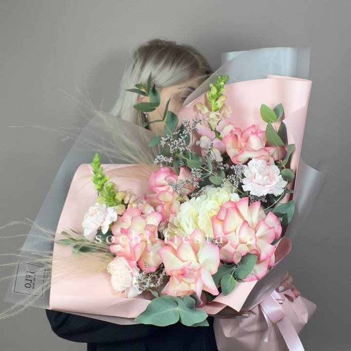  Букет  "Закат для неё" в Челябинске