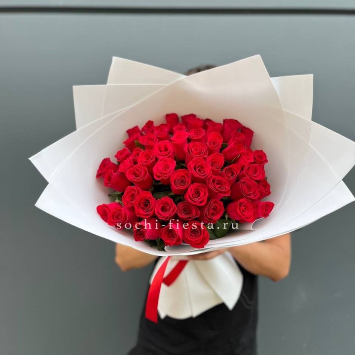 51  красная роза в Челябинске