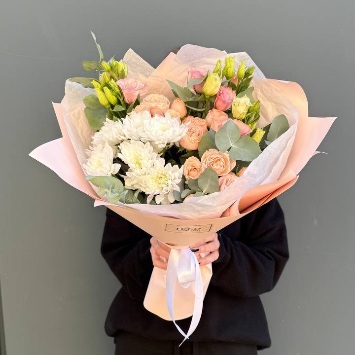 Букет "Персиковая нежность" в Челябинске