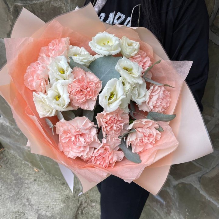  Букет диантусов "Пич" в Челябинске