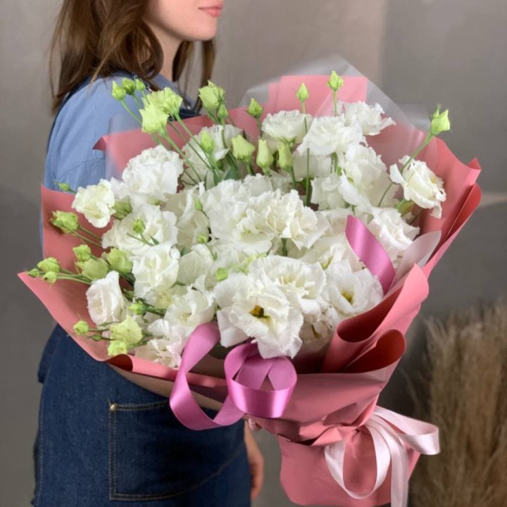 Букет эустом "Пудра" в Челябинске