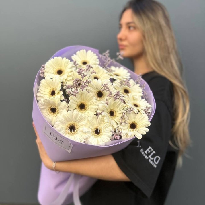 Букет голландских гербер "Лавандер" в Челябинске