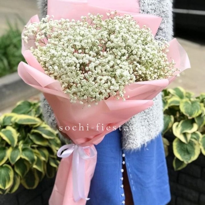 Белоснежные гипсофилы в Челябинске