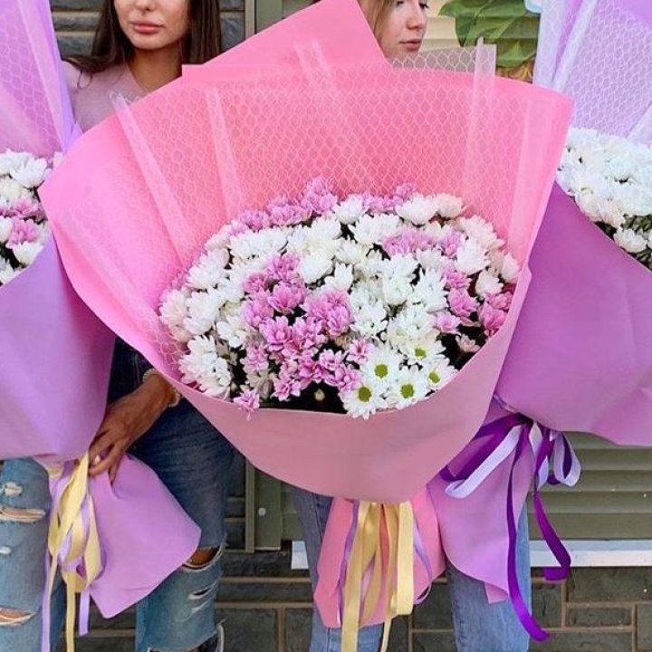 Букет хризантем №3 в Челябинске