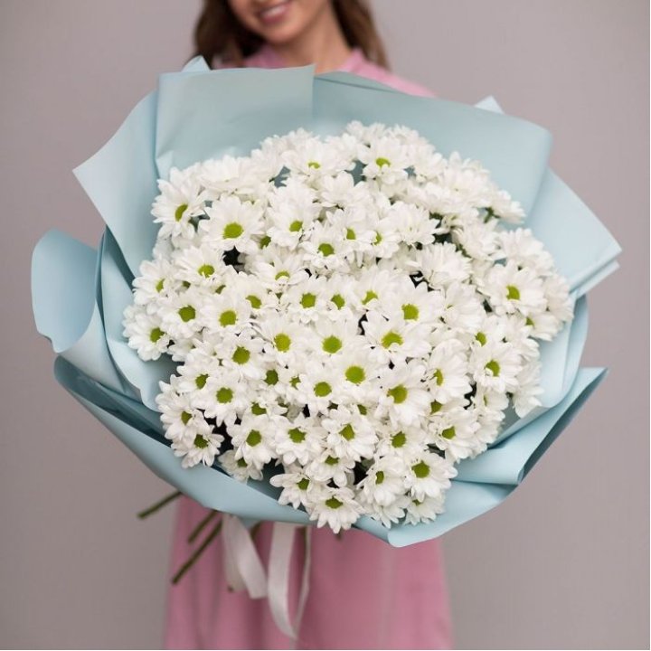  Букет хризантем "Бон-бон" в Челябинске