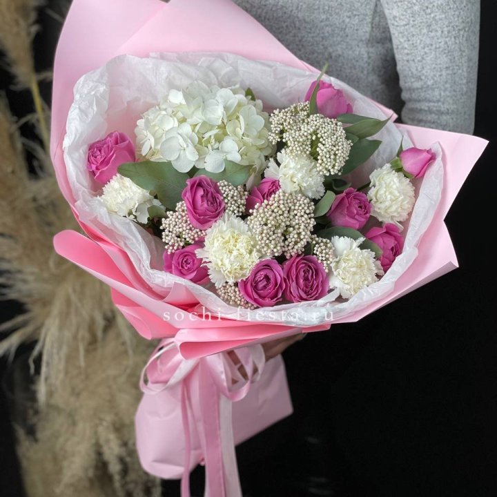 Букет с мисти бабблс №1 в Челябинске