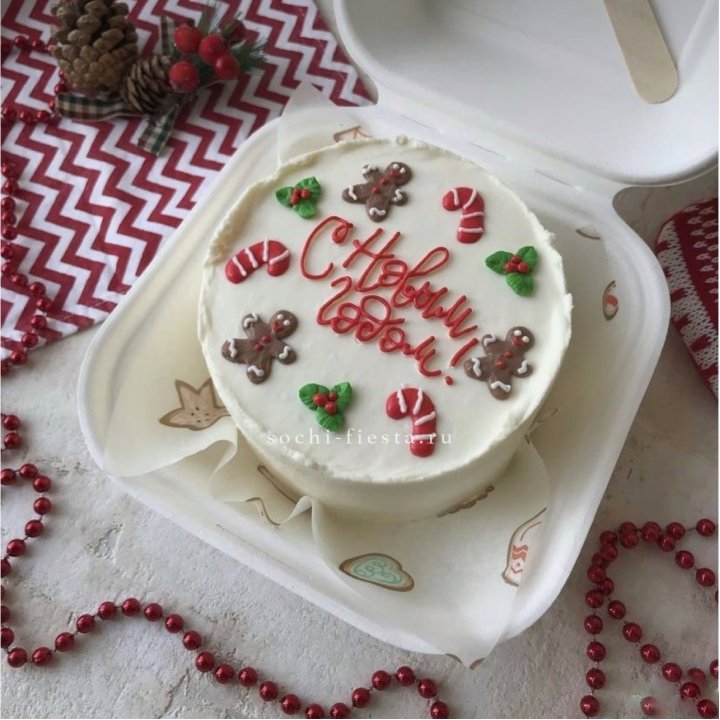 Бенто-торт "С Новым Годом!" в Челябинске