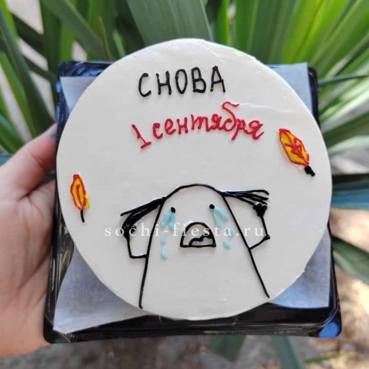 Бенто-торт "Не опять, а снова..." в Челябинске