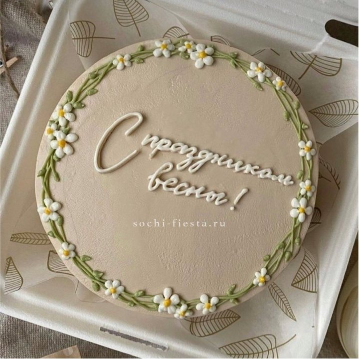 Бенто-торт "C праздником весны!"  в Челябинске