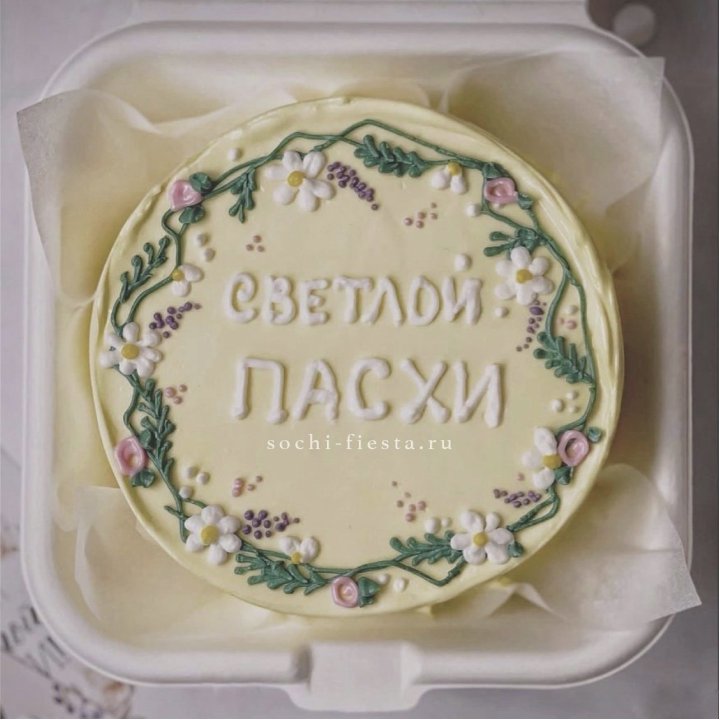 Бенто-торт "Светлой Пасхи" 2 в Челябинске