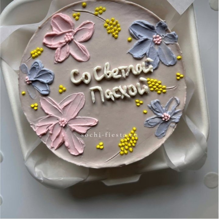 Бенто-торт "Светлой Пасхи" 3 в Челябинске