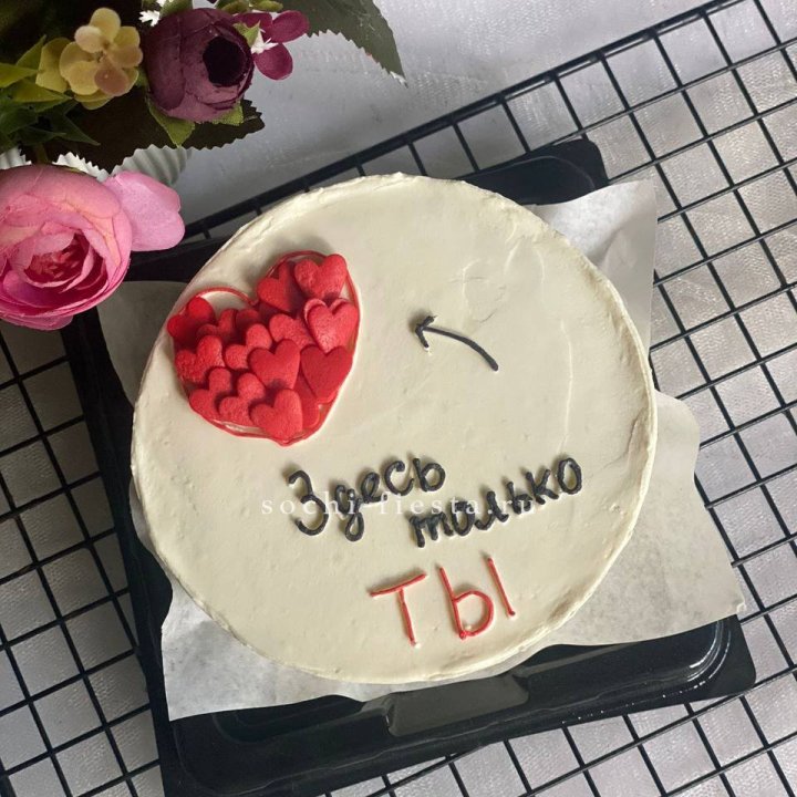 Бенто-торт "В моем сердце только ты"  в Челябинске