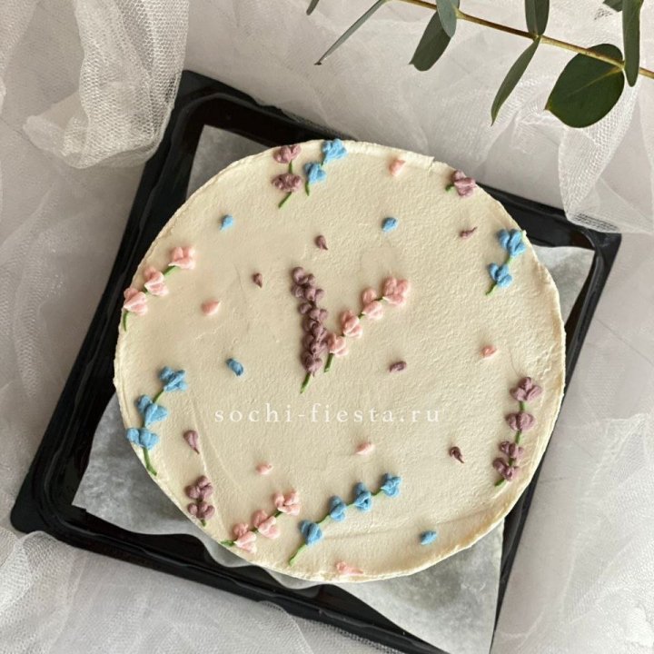 Бенто-торт "Лаванда" в Челябинске