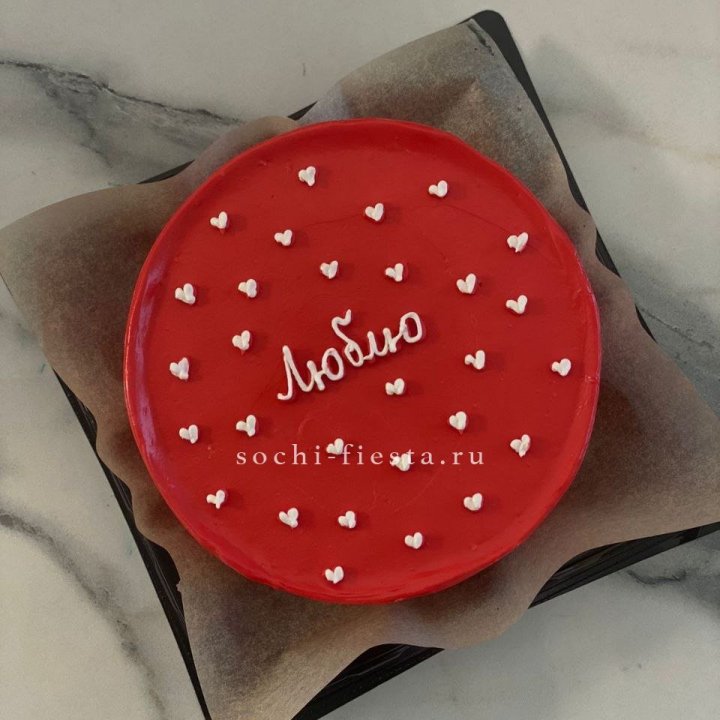 Бенто-торт "Люблю" в Челябинске