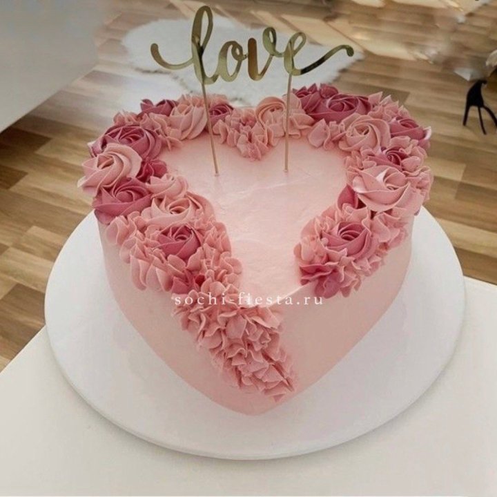 Торт "Сердце" 10 в Челябинске