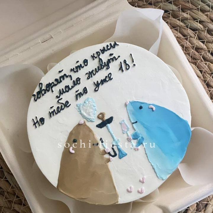 Бенто-торт "Крысы"  в Челябинске