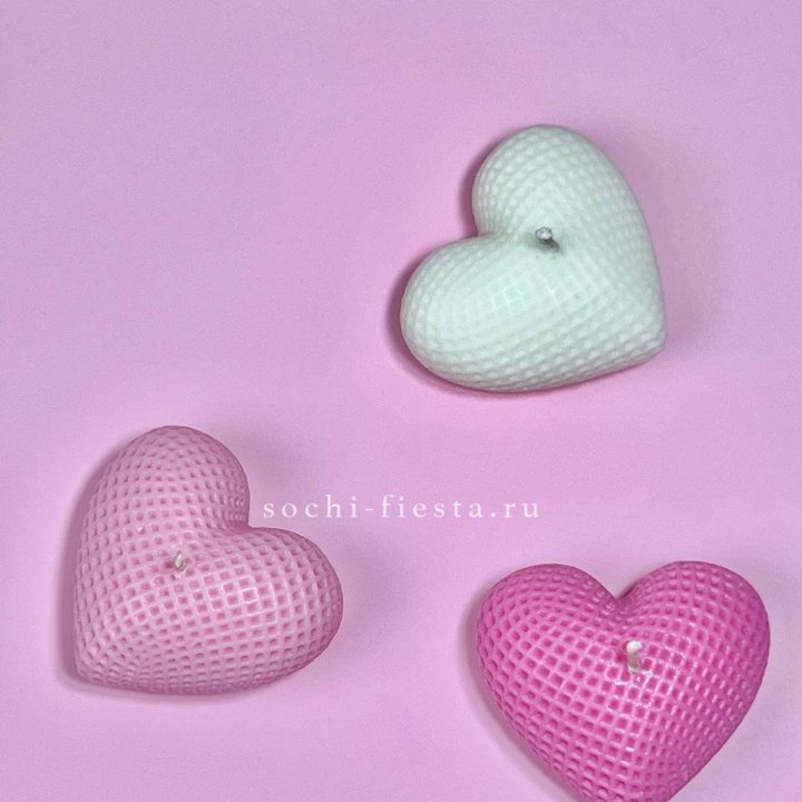 Набор свеч сердец в Челябинске