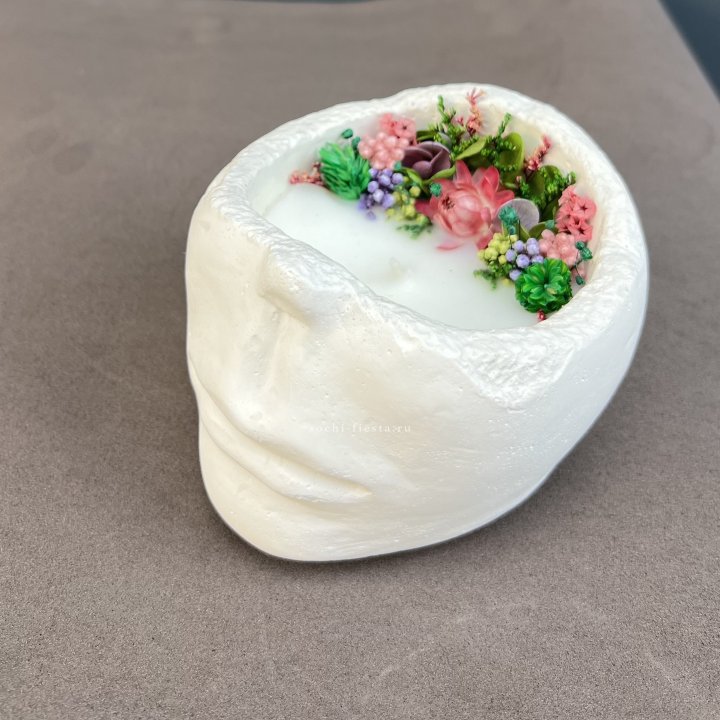 Свеча ароматическая в гипсе  в Челябинске