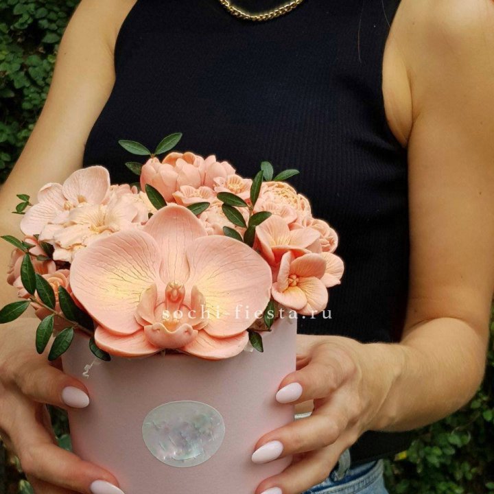 Шоколадный букет Орхидей в Челябинске