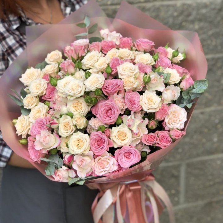 21 кустовая роза в Челябинске