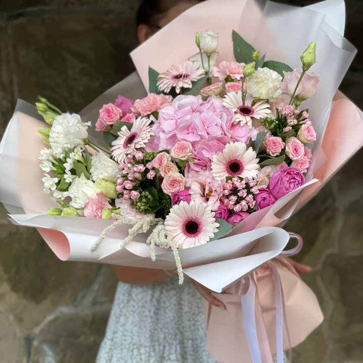 Авторский букет Пич в Челябинске