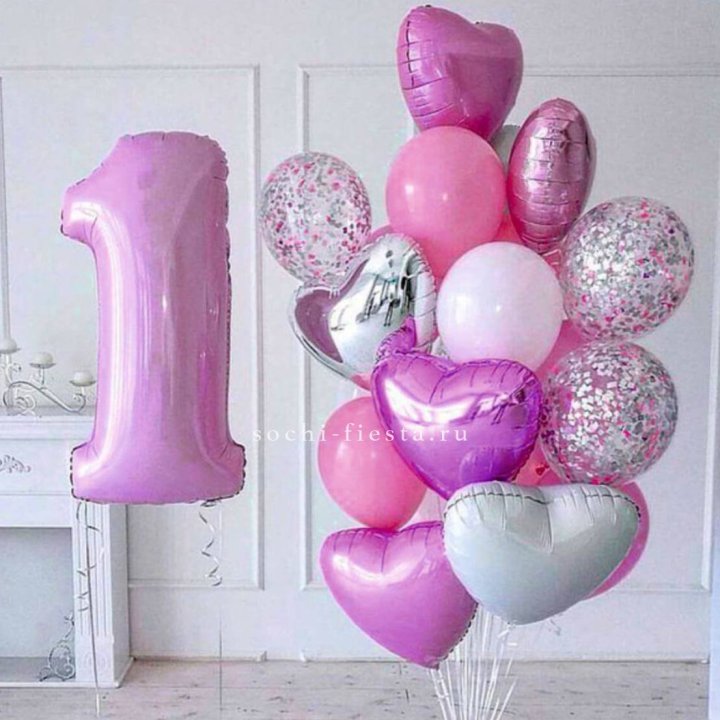 Набор шаров "С днем рождения" в Челябинске