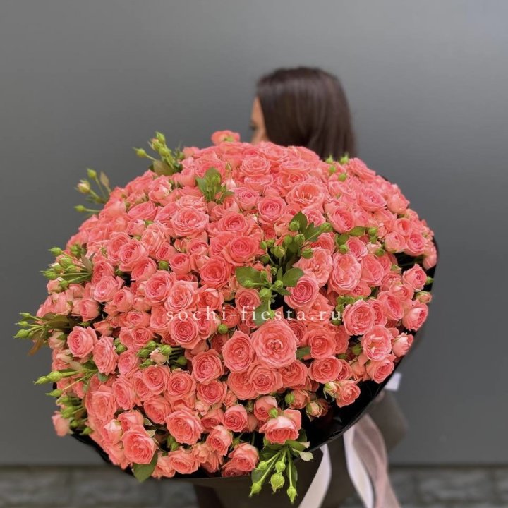 101 кустовая роза Барбадос в Челябинске