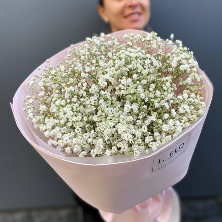 11 белых гипсофил в фоамиране в Челябинске