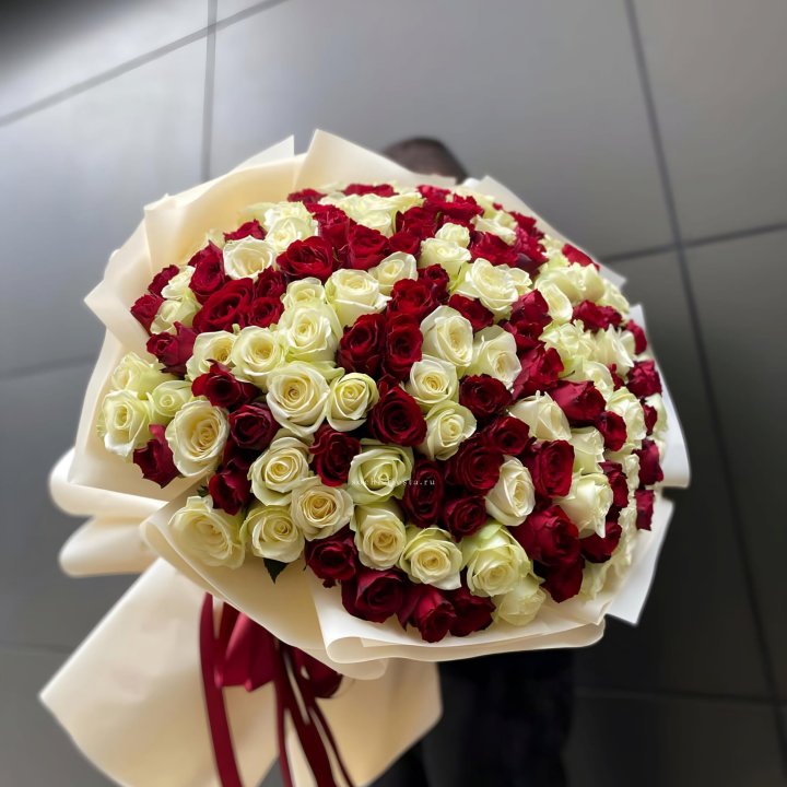 101 высокая импортная роза  в Челябинске