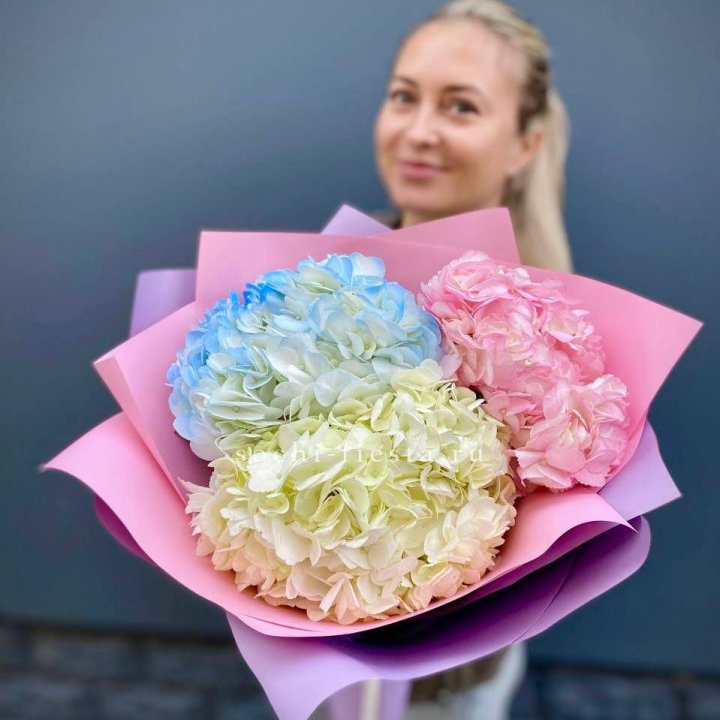 Букет гортензий "Тоника" в Челябинске