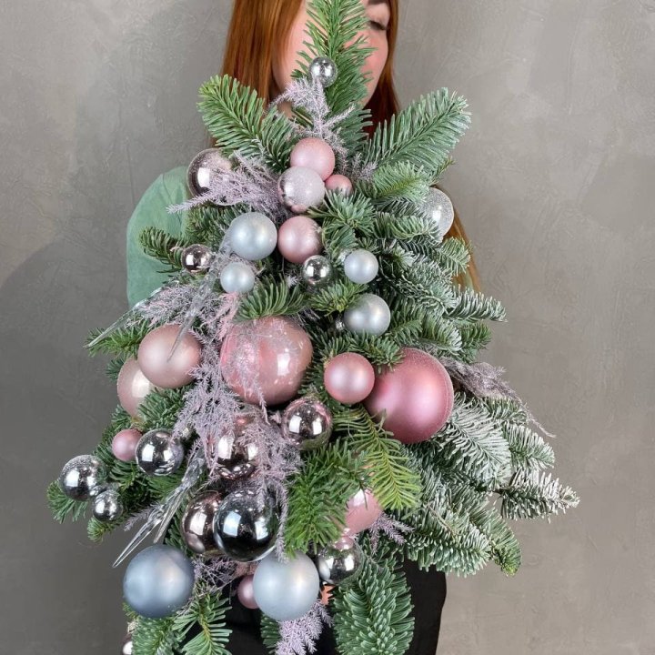 Новогодняя елочка "Розе голд" в Челябинске