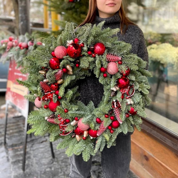 Рождественский венок  в Челябинске