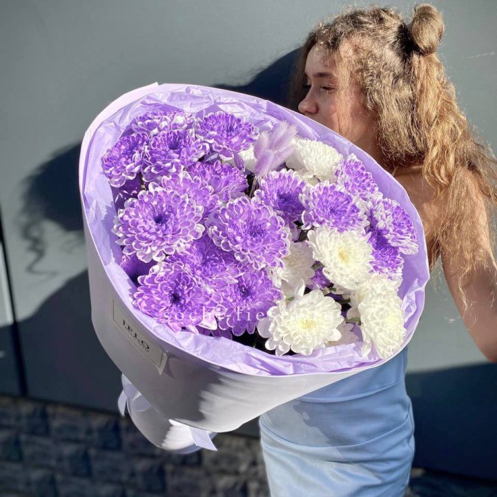  Букет хризантем "Сирена" в Челябинске