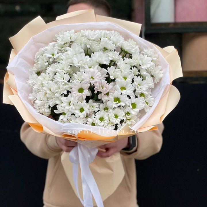  Букет хризантем в Челябинске