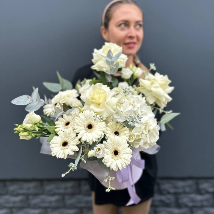 Цветочный бокс "Лавандовый сон" в Челябинске