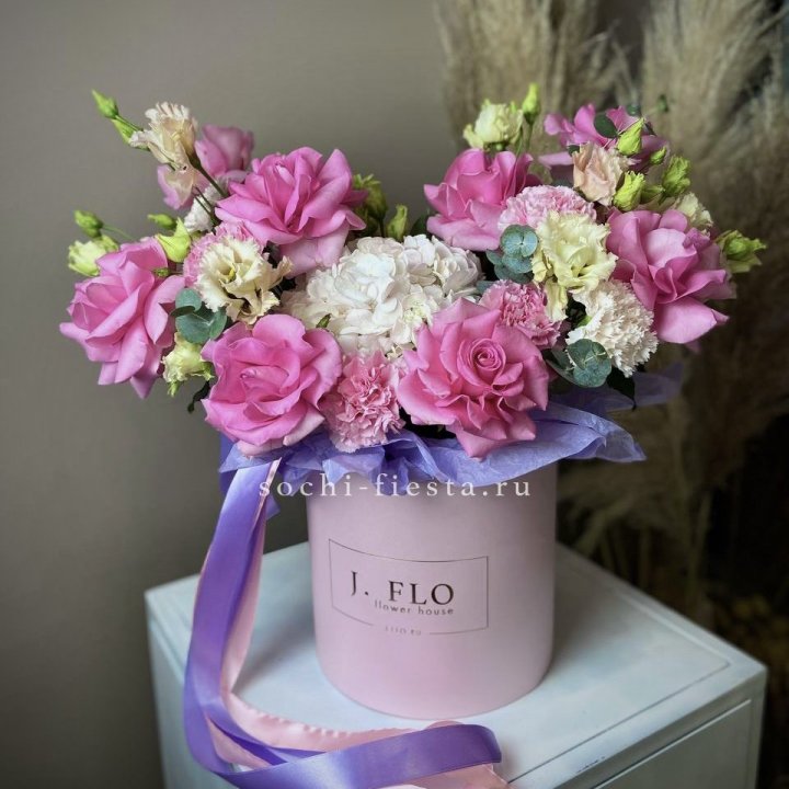 Цветочная коробка "Мишель" в Челябинске