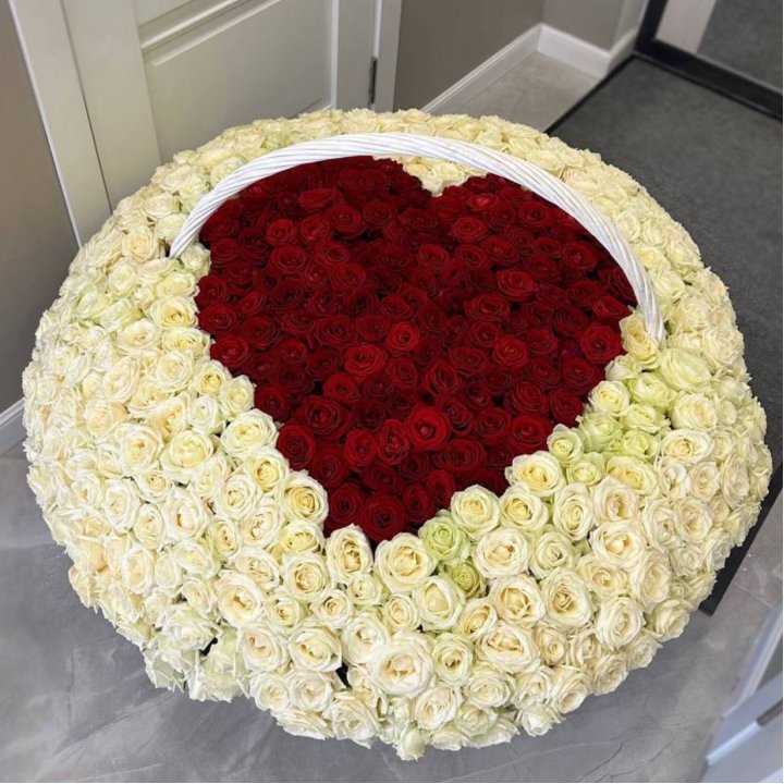 501 роза сердце в Челябинске