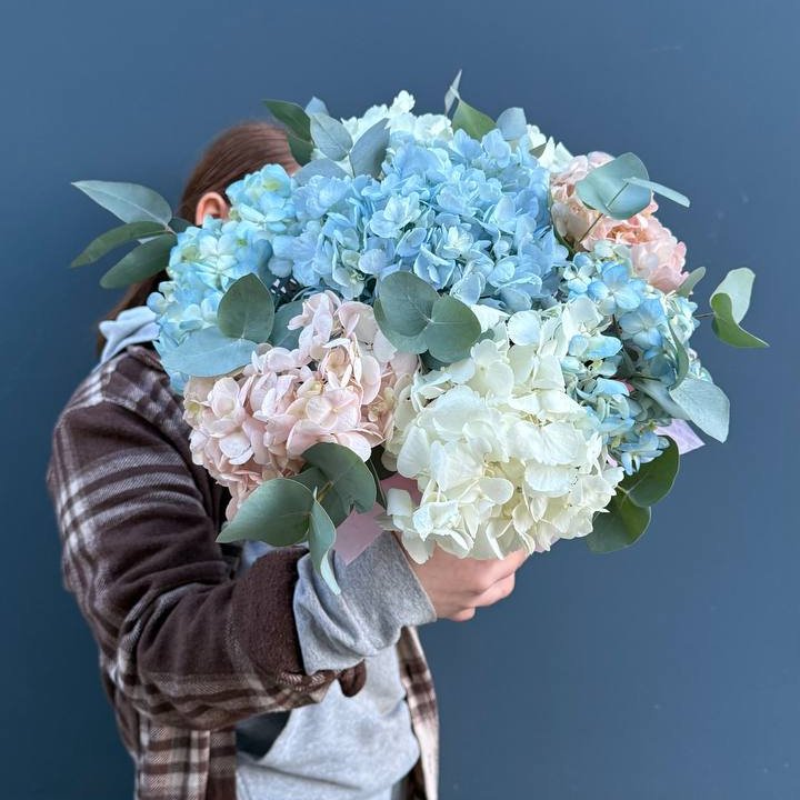 Гортензии в коробочке в Челябинске