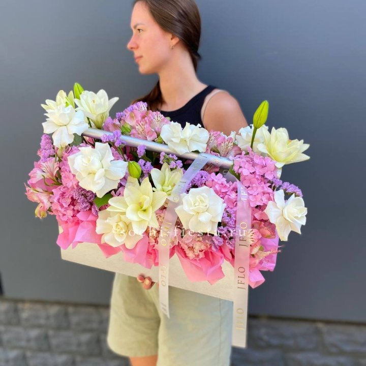 Большой бокс розовый в Челябинске