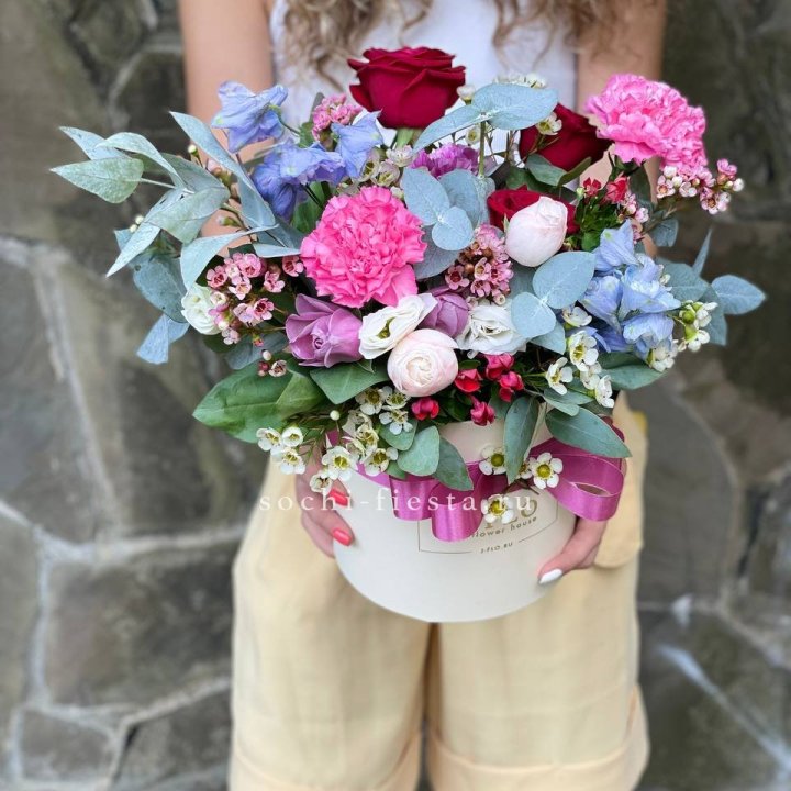 Цветочный бокс №4 в Челябинске