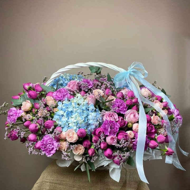 Авторская корзина "Лавандерия" в Челябинске