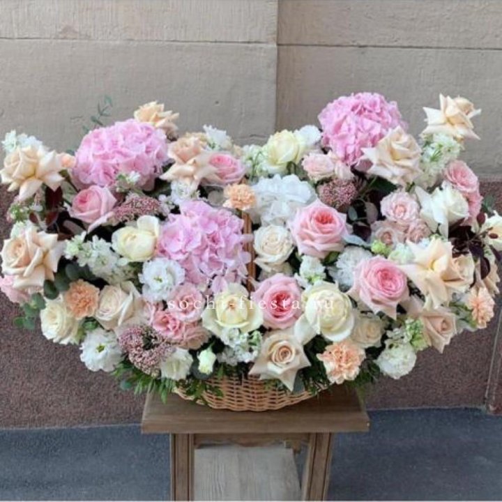 Цветочная корзина макси N2 в Челябинске