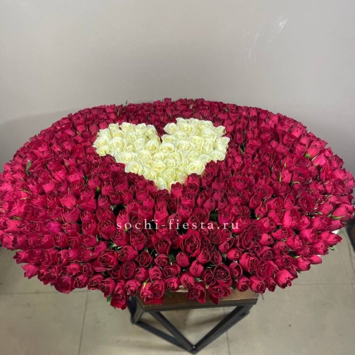501 роза в корзине в Челябинске
