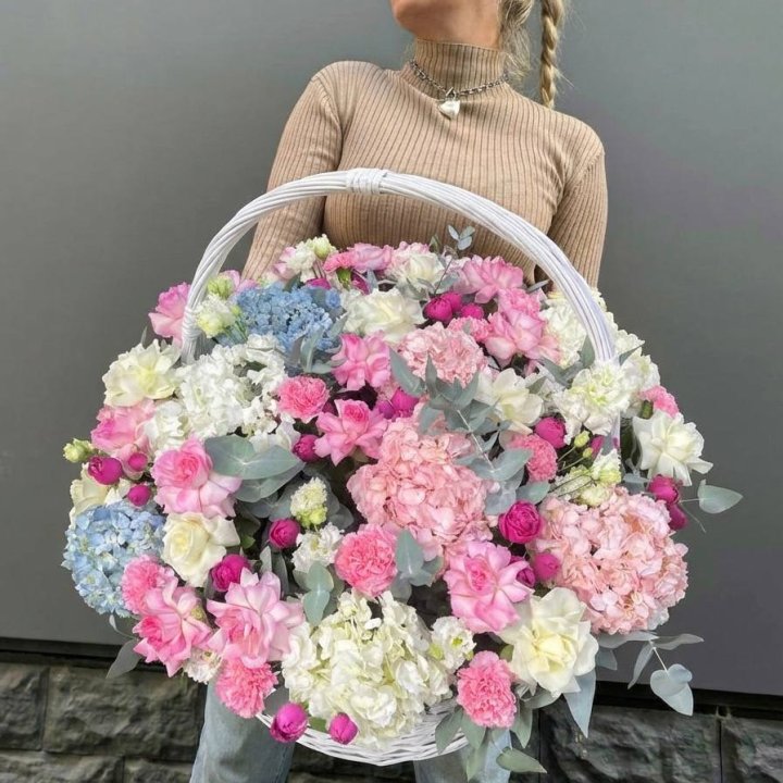 Цветочная корзина №3 в Челябинске